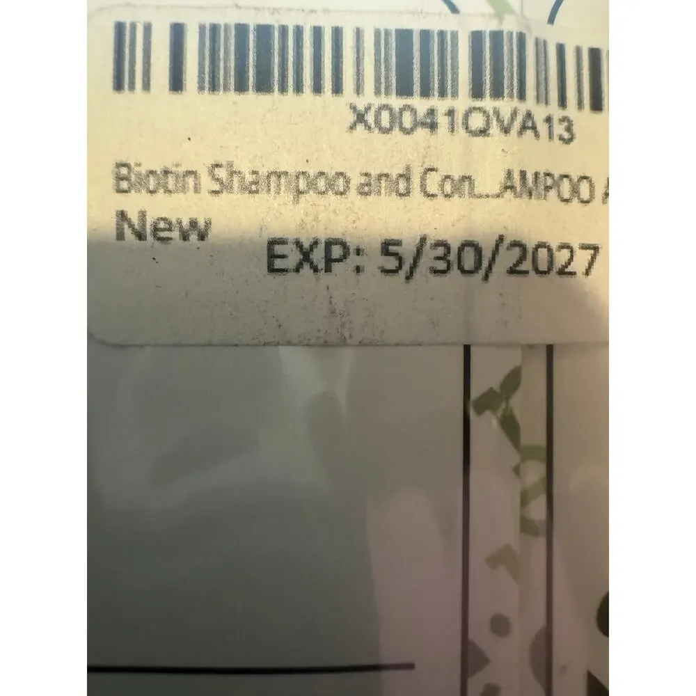 Re:line Paisle Botanics Biotin Thickening 2 in 1 Shampoo and Conditioner NWB